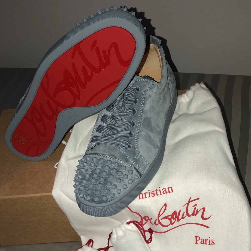 Christian Louboutin Junior Spikes Gray